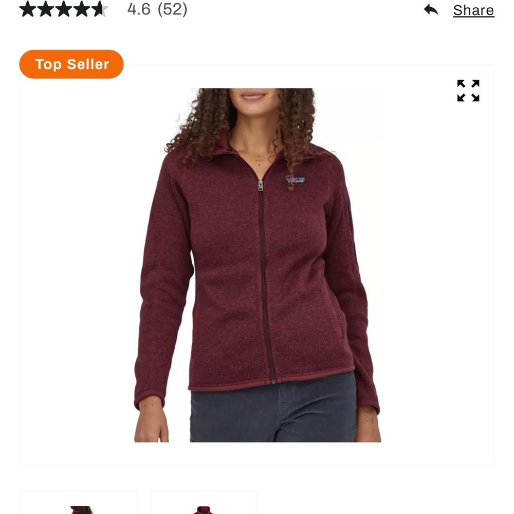 Patagonia Women's Better Sweater Jacket size m